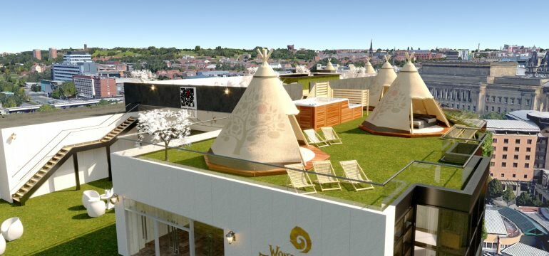 tipi pool party venue - Liverpool